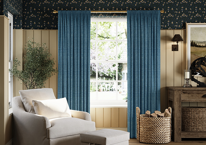Jakarta, Blue Jay - Made to Measure Curtains - Image 3